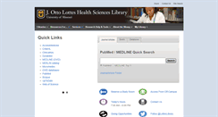 Desktop Screenshot of library.muhealth.org