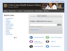 Tablet Screenshot of library.muhealth.org